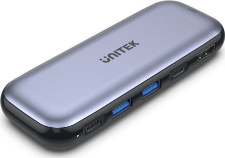 Docking station USB C Unitek D1046A, strehë SSD M.2 NVMe, HDMI 4K 60Hz, gri