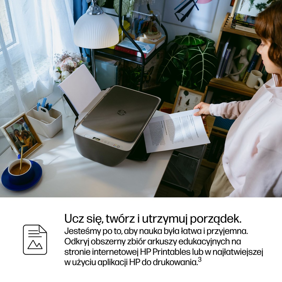 Printer multifunksional HP DeskJet 2910, Wireless, me ngjyra, i bardhë