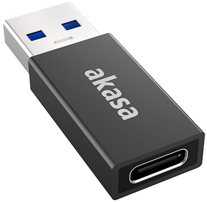Përshtatës Akasa USB3.1 Gen2 Type-C - USB-A (F/M), 2 copa