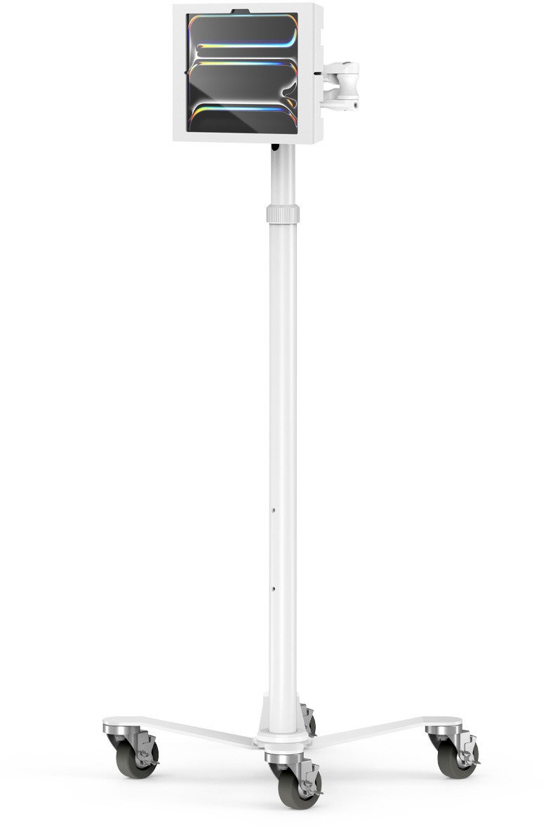 Karrocë mobile për iPad Compulocks Apex Rolling Cart Rise Freedom Extended, për iPad Pro M4 M5 13", e bardhë