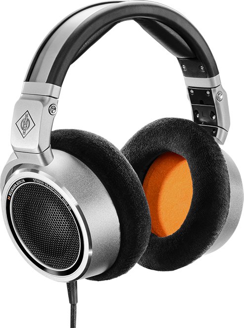Kufje Neumann 509111, open back, profesionale studio, gri alumini