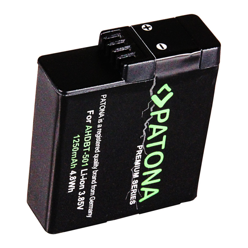 PATONA Premium Battery f. Gopro Hero 5, 6 and 7