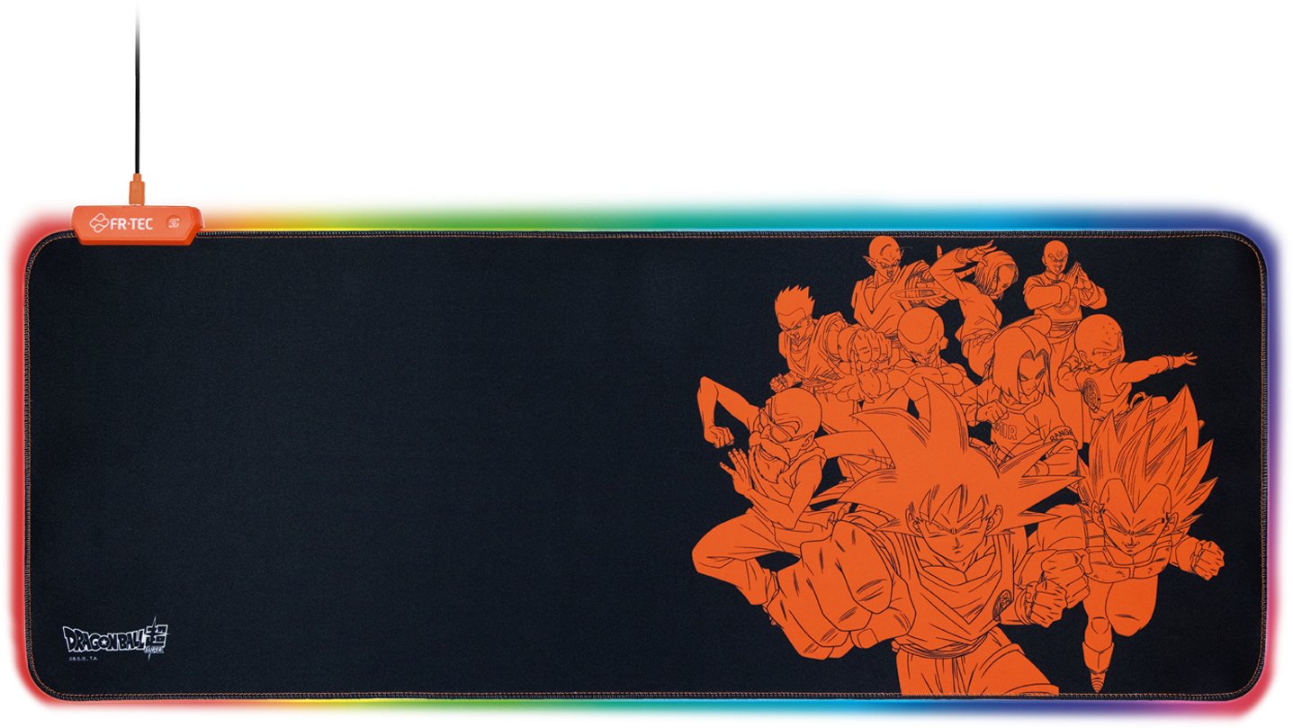 Mousepad gaming FRTEC Dragon Ball Super Goku, XL, RGB, shumëngjyrësh