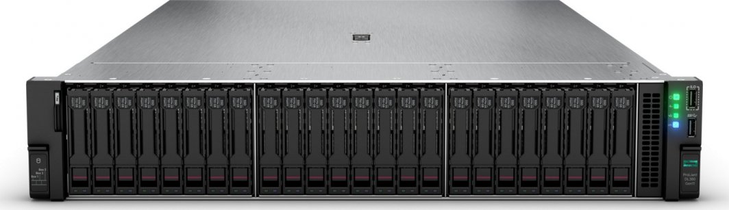 Server HP HPE ProLiant DL380 Gen11 6430, 2.1 GHz, 32 bërthama, 64 GB RAM, i zi