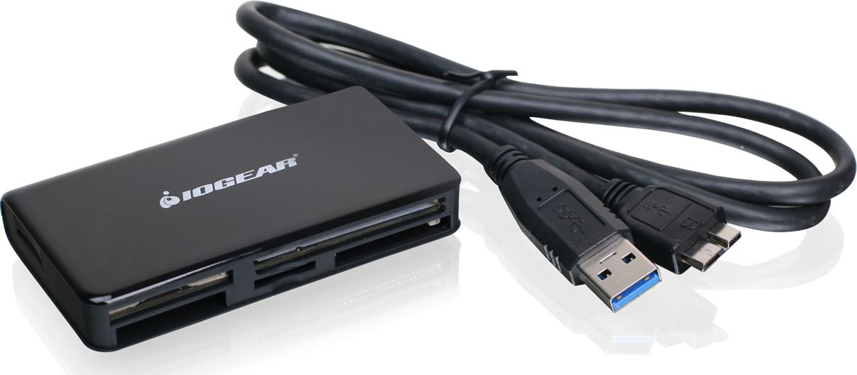 Lexues kartelash IOGear GFR381, USB 3.0, SuperSpeed, i zi