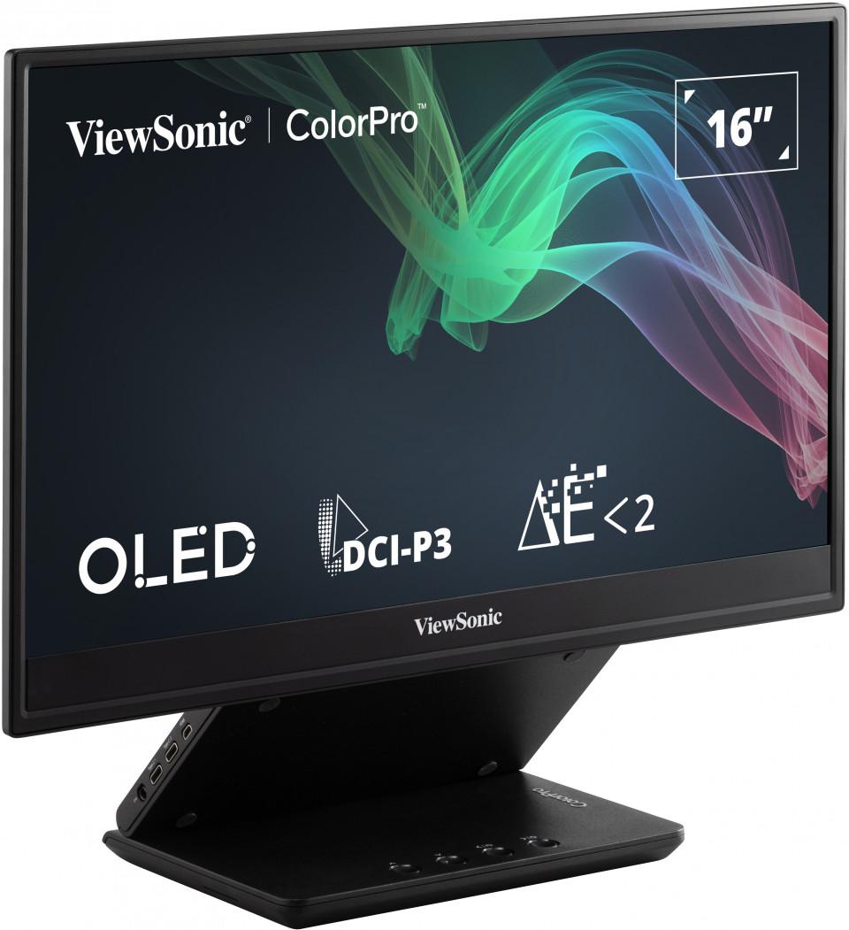 Monitor portativ ViewSonic VP16 OLED, 15.6", USB C, i zi