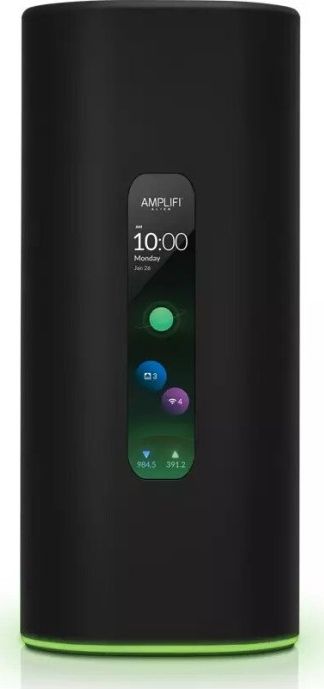 Ruter Ubiquiti AmpliFi Alien AFI‑ALN‑R, Wi‑Fi 6, 4804 + 1148 Mbps, 4 LAN, touchscreen, i zi / i gjelbër