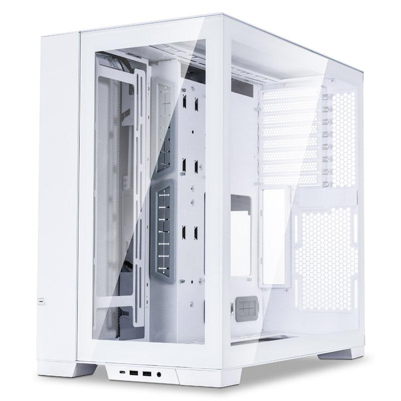 Kutia PC Lian Li O11 Dynamic EVO, midi tower, ARGB, e bardhë