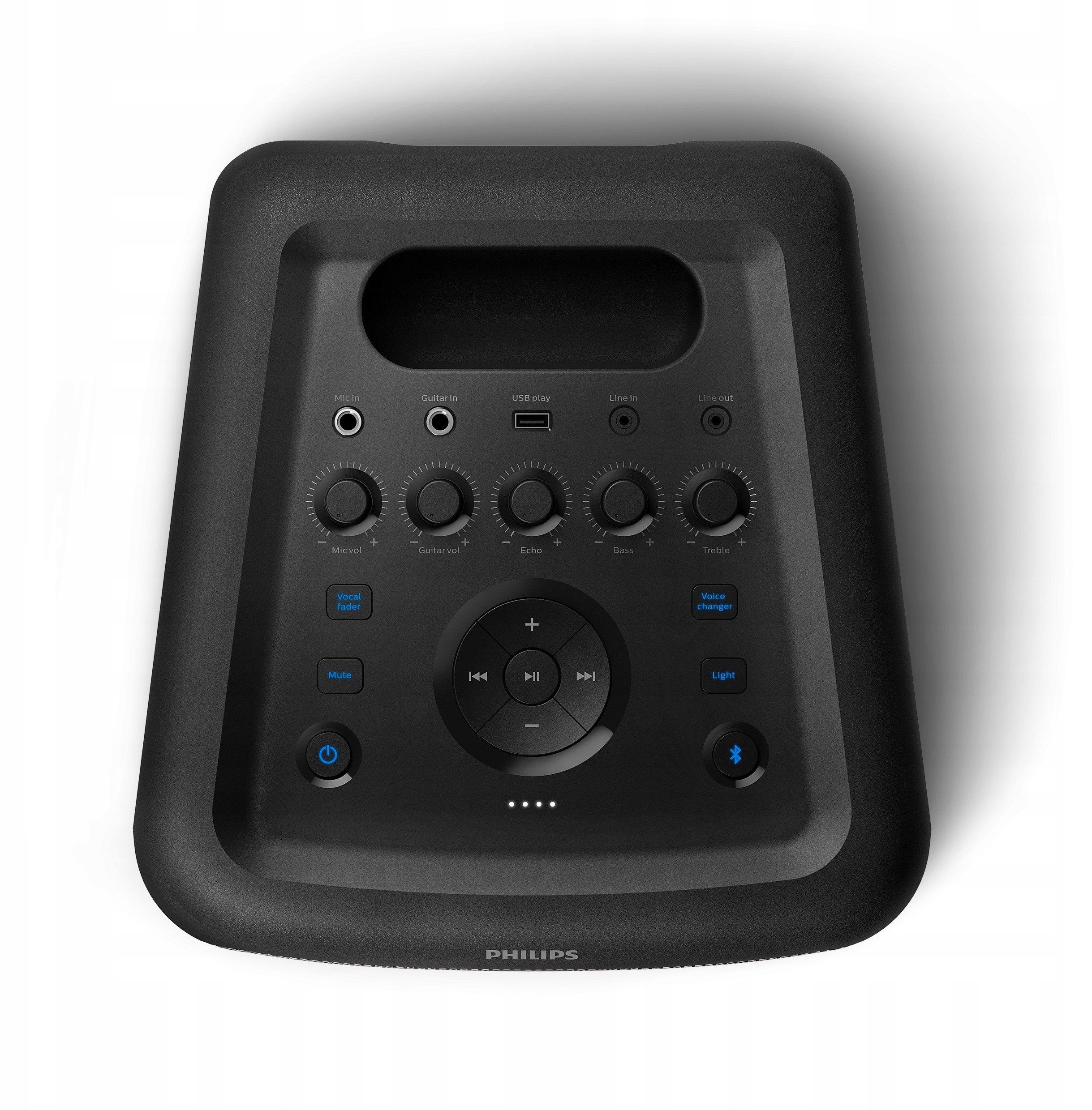 Kuti muzikore Philips TAX3206, e amplifikuar, portative, e zezë