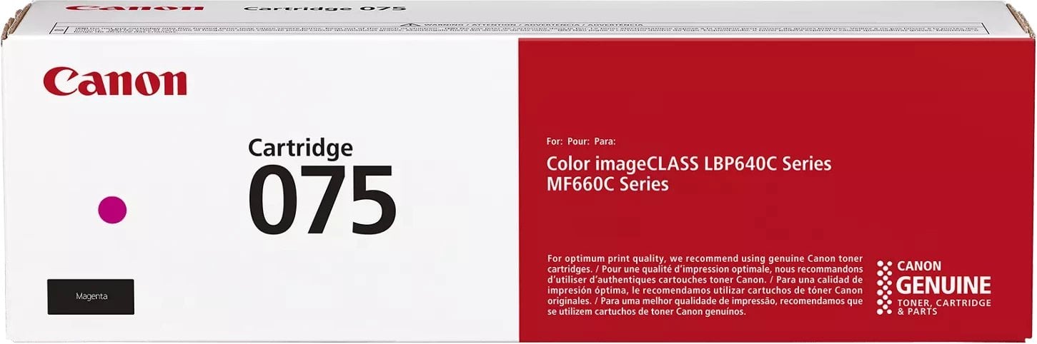 Toner Canon 075, magenta, kapacitet standard, origjinal