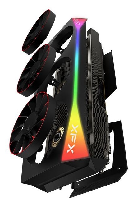 Kartë grafike XFX Mercury AMD Radeon RX 9070XT OC, 16GB GDDR6, PCI Express 5.0, e zezë