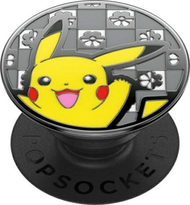 Mbajtëse telefoni PopSockets Pokémon Enamel Hey Pikachu, PopGrip zëvendësues, shumëngjyrëshe
