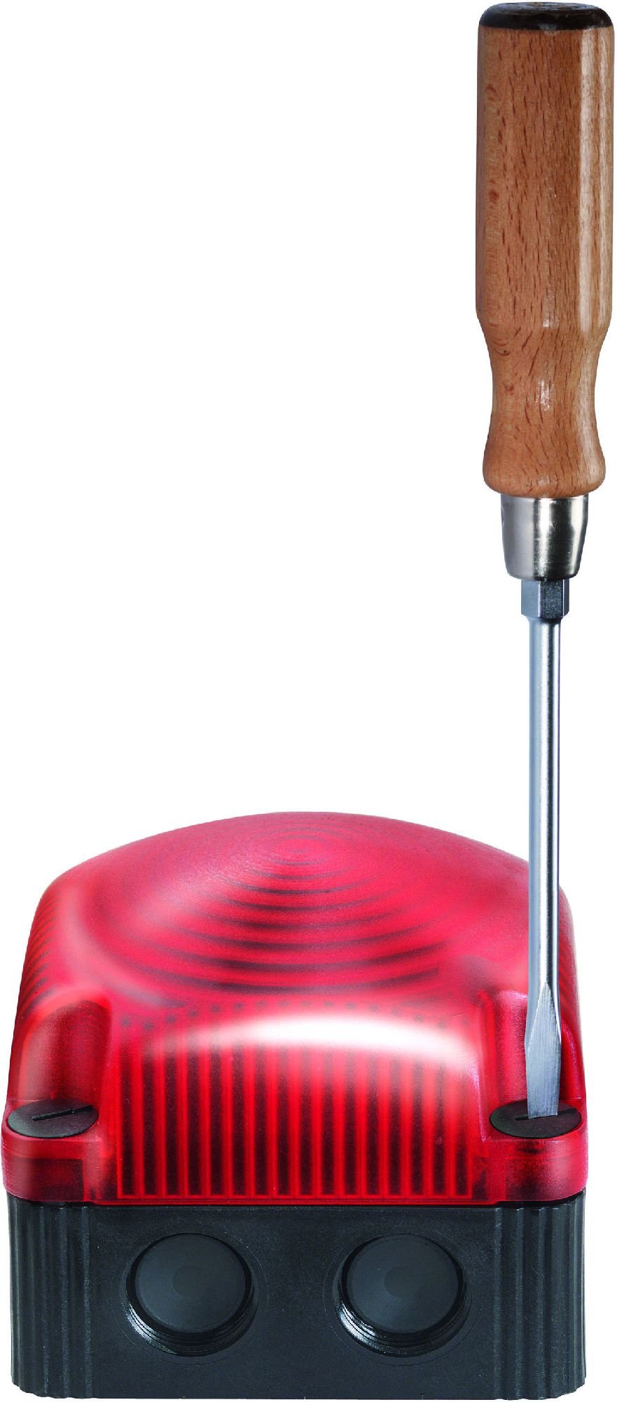Sinjal paralajmërues Werma 853.100.55, LED, 24V DC, i kuq