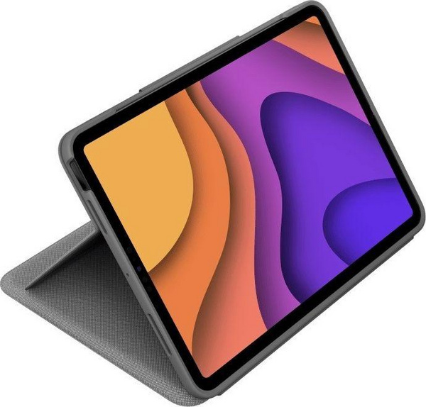 Mbështjellës dhe tastierë Logitech Folio Touch për iPad Air® (4th & 5th generation), US, i hirtë