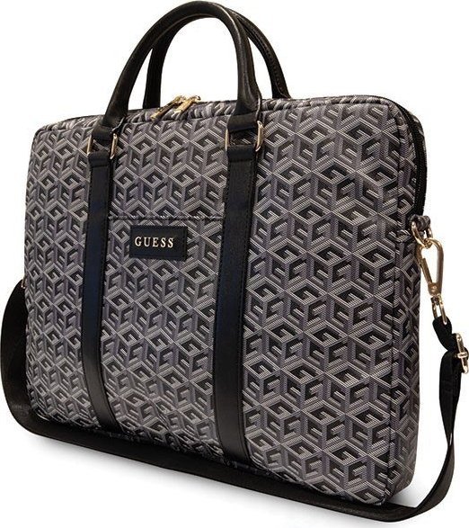 Çantë laptopi Guess GCube Stripes GUE002880, 16", lëkurë sintetike, shumëngjyrëshe