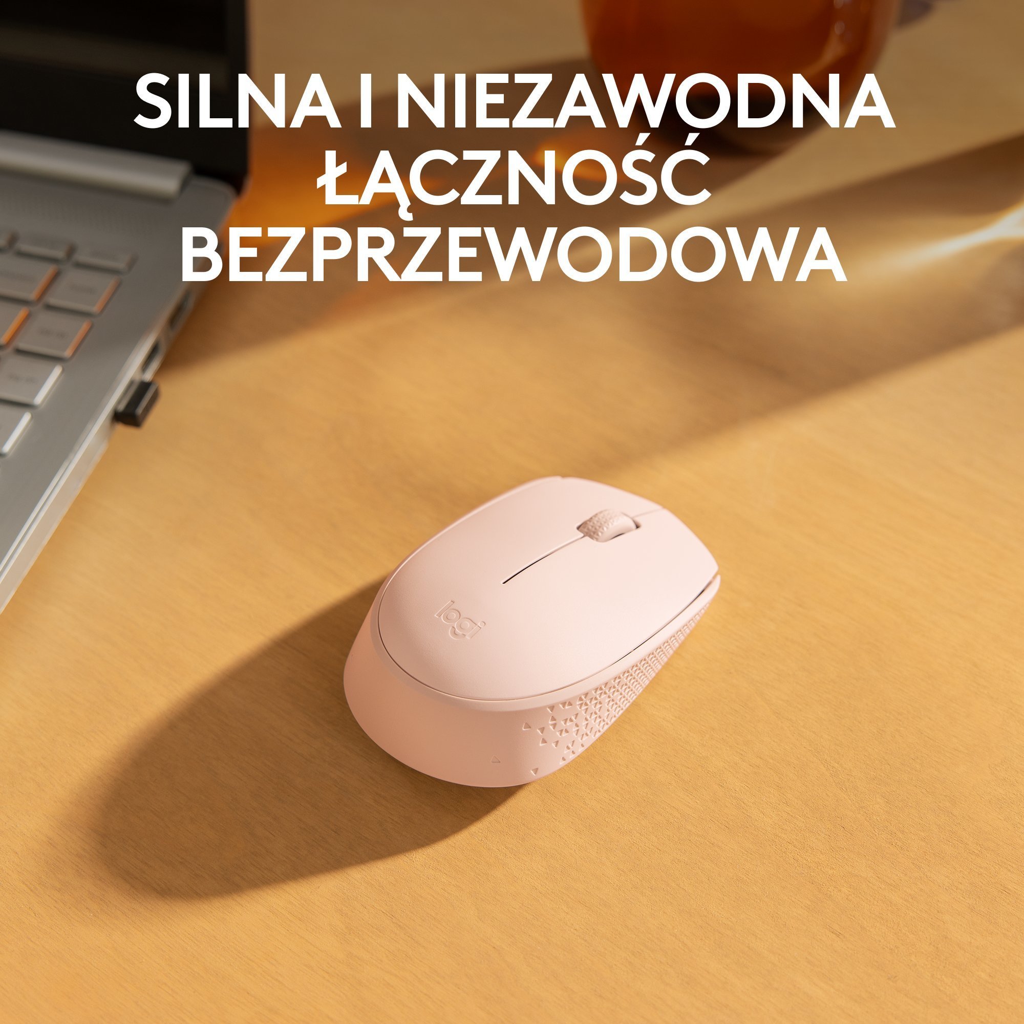 Set maus dhe mousepad Logitech M171, wireless 2.4 GHz, Studio Series, rozë dhe grafit