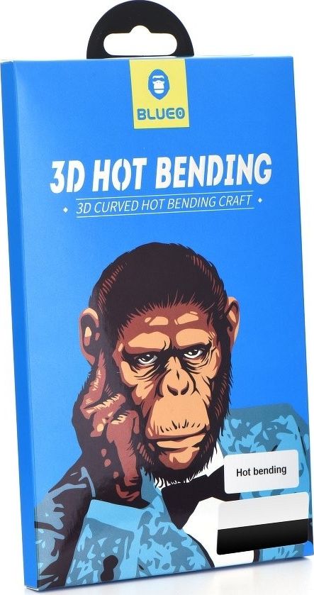 Xham mbrojtës Mr. Monkey Glass 5D për Apple iPhone XR 6.1", i zi