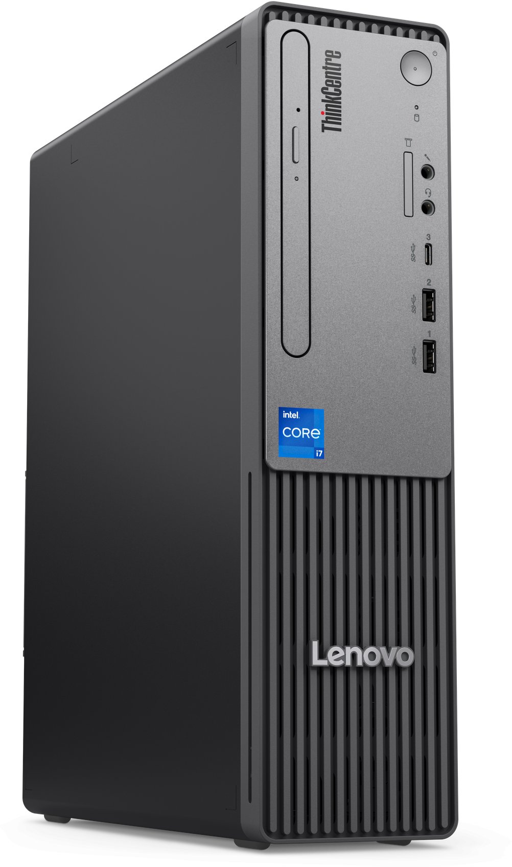 Kompjuter desktop Lenovo ThinkCentre Neo 50s, Intel Core i3 14100, 8GB RAM, 256GB SSD, gri e zezë