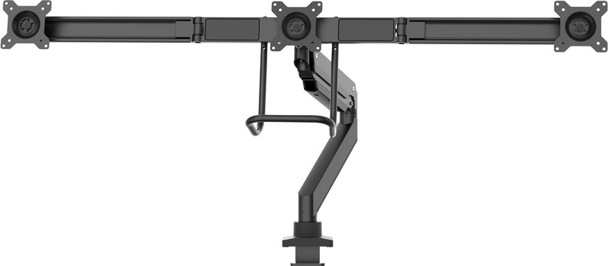 Mbajtëse tavoline për 3 monitorë Neomounts NM-D775DX3BLACK, 17"-24", VESA, e zezë