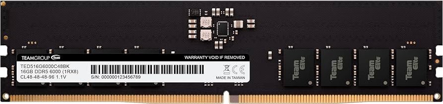 Memorie TeamGroup Elite, DDR5, 16 GB, 6000 MHz, CL48, TED516G6000C4801