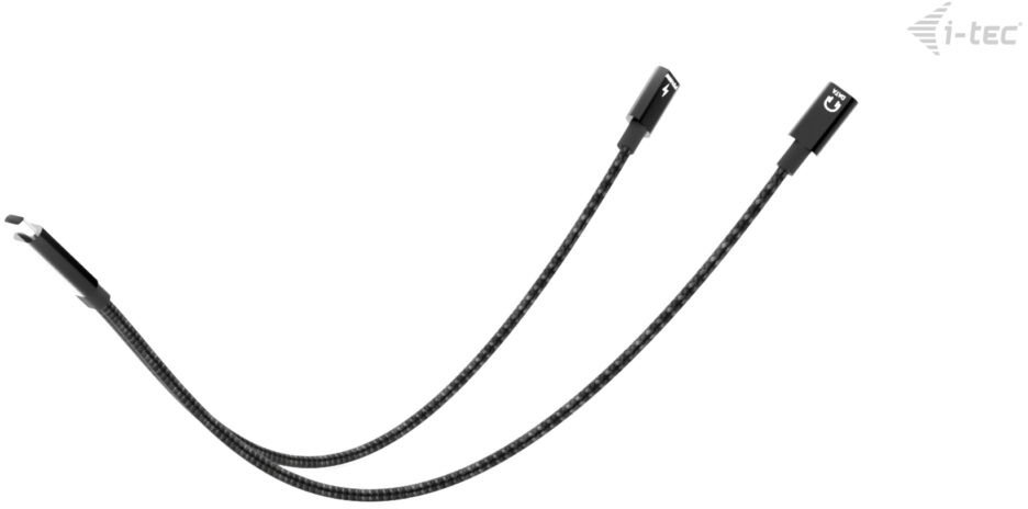 Kabllo ndarëse USB C I tec Audio Data, Power Delivery 100W, 30 cm, gri