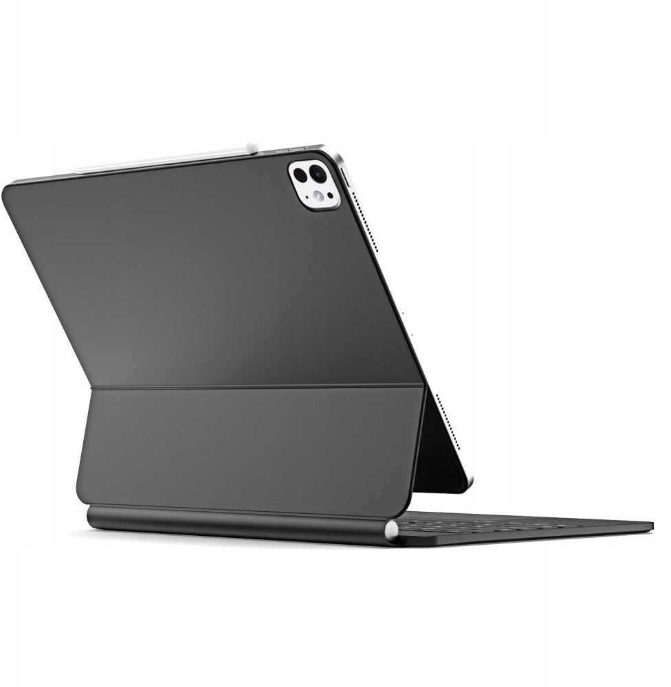 Mbulesë me tastierë Bluetooth Duxducis për iPad Pro 11" 5th Gen 2024, magnetike, e zezë