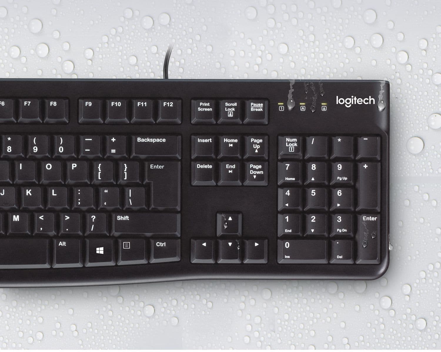 Tastierë Logitech K120, USB, e zezë