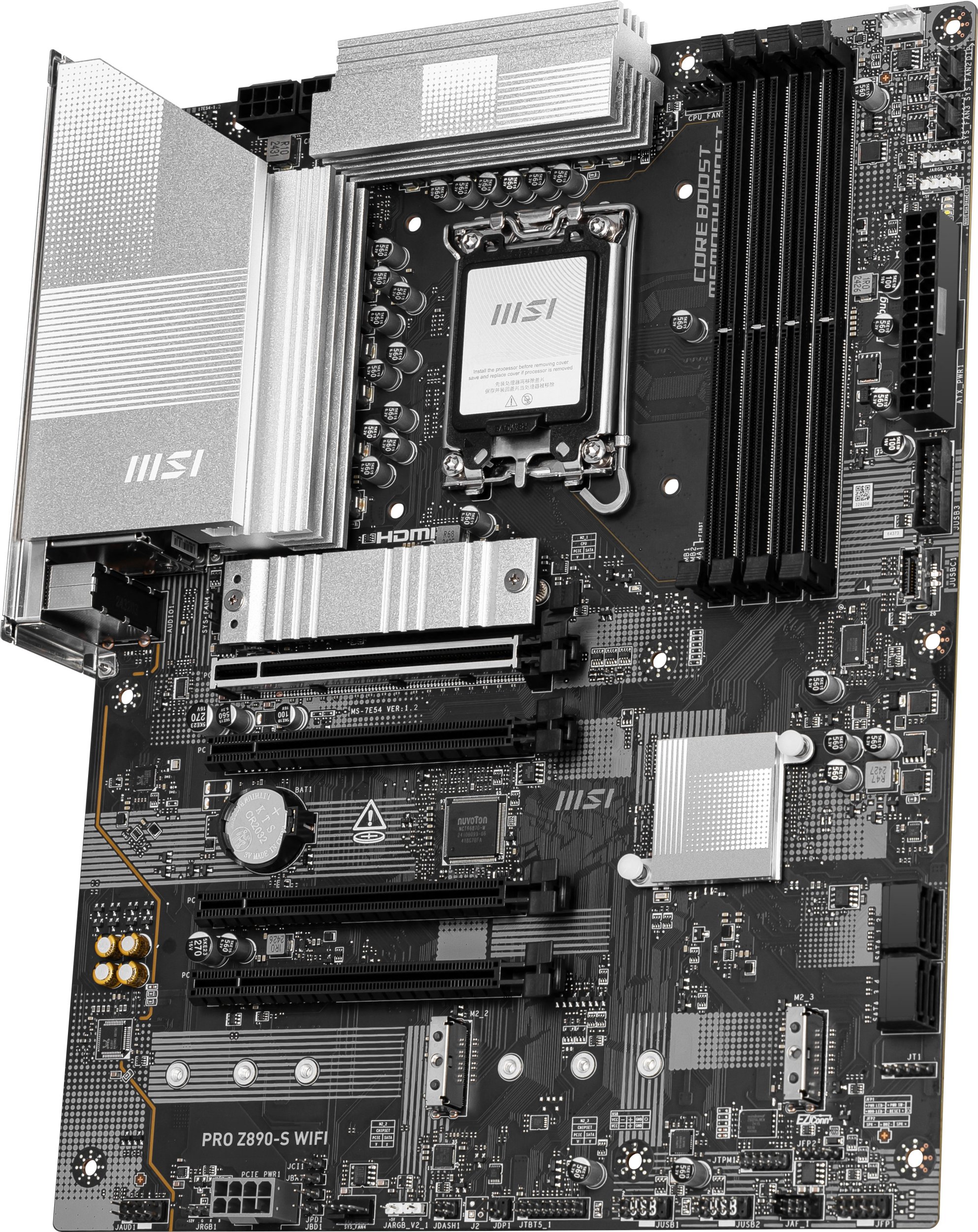 Motherboard MSI PRO Z890 S WIFI, Intel Z890, LGA 1851, ATX