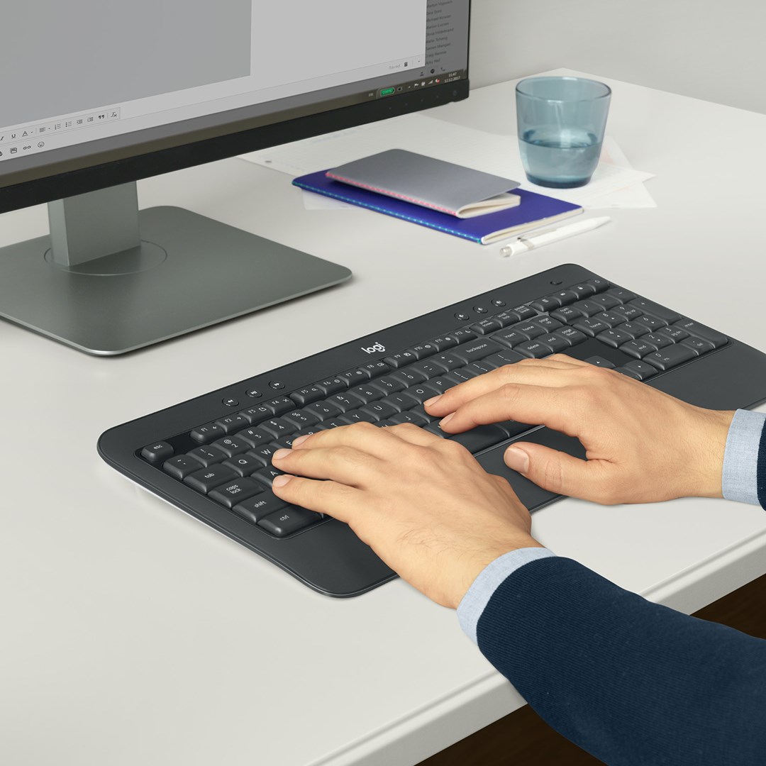 Set tastierë dhe maus Logitech MK540, i zi