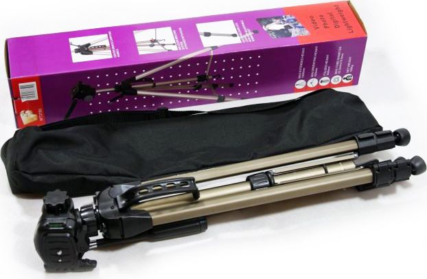 Tripod për telefon Fancier SB4163, lartësi e madhe pune, alumini, i zi
