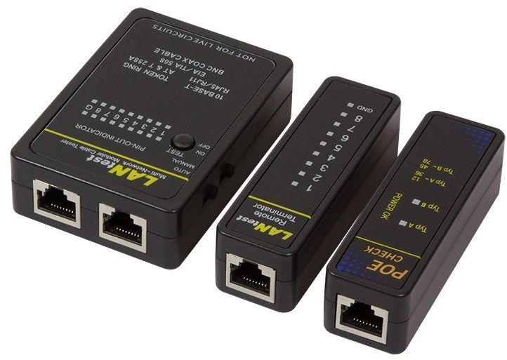 Testues i kabllove të rrjetit LogiLink with PoE