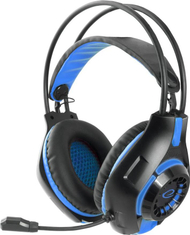 Kufje gaming Esperanza Deathstrike EGH420B, me mikrofon, LED, blu