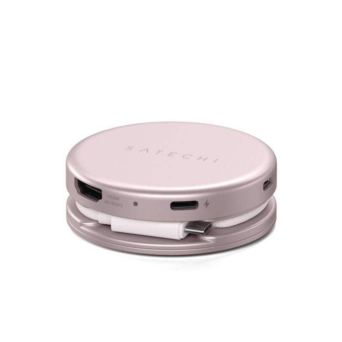Satechi OntheGo 5-in-1 Multiport Adapter, Blush