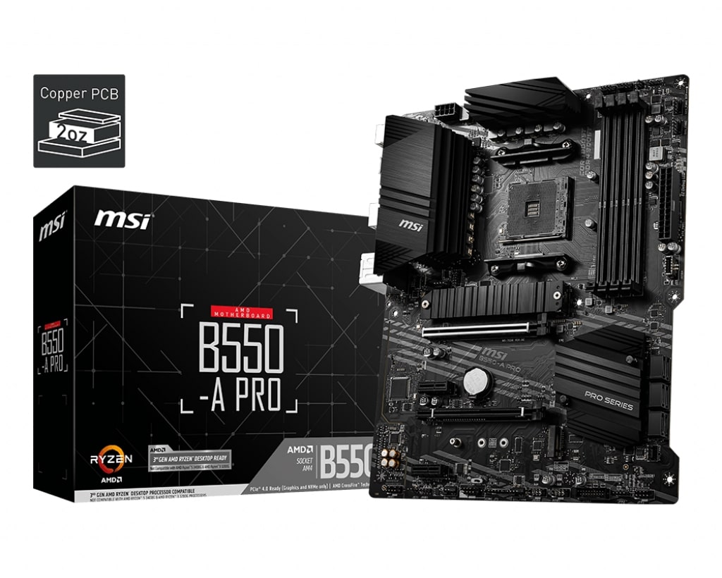 Pllakë amë MSI B550-A PRO