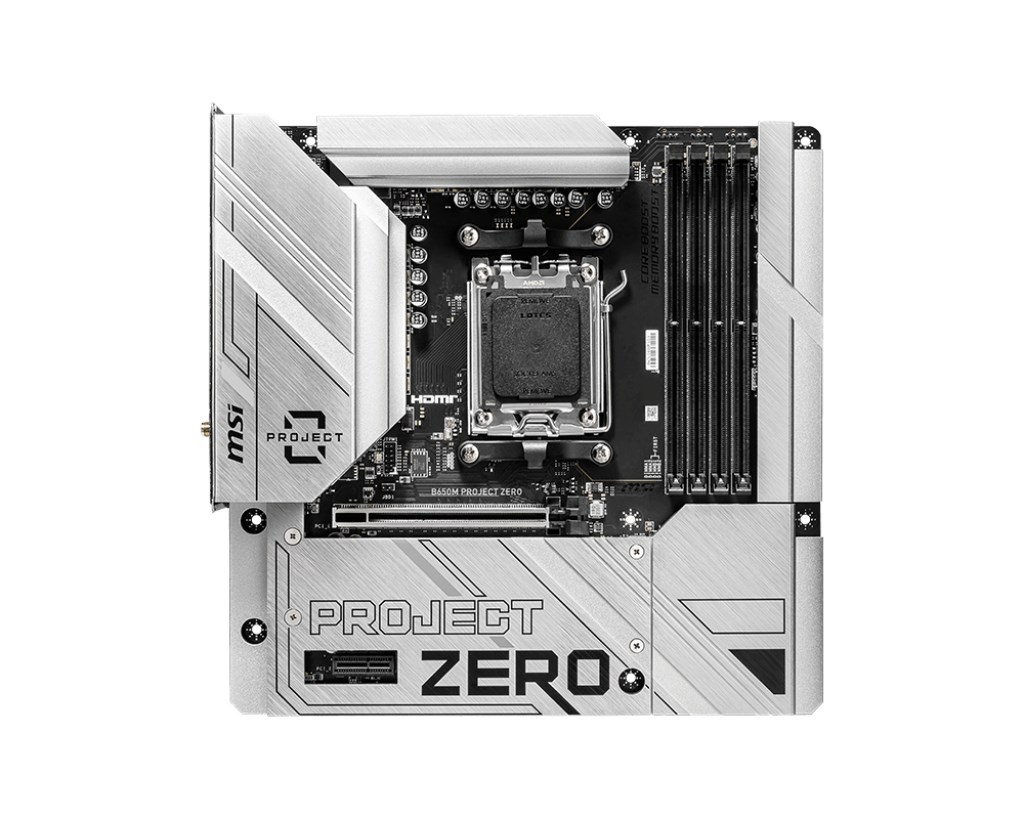 Pllakë amë MSI B650M Project Zero, B650, AM5