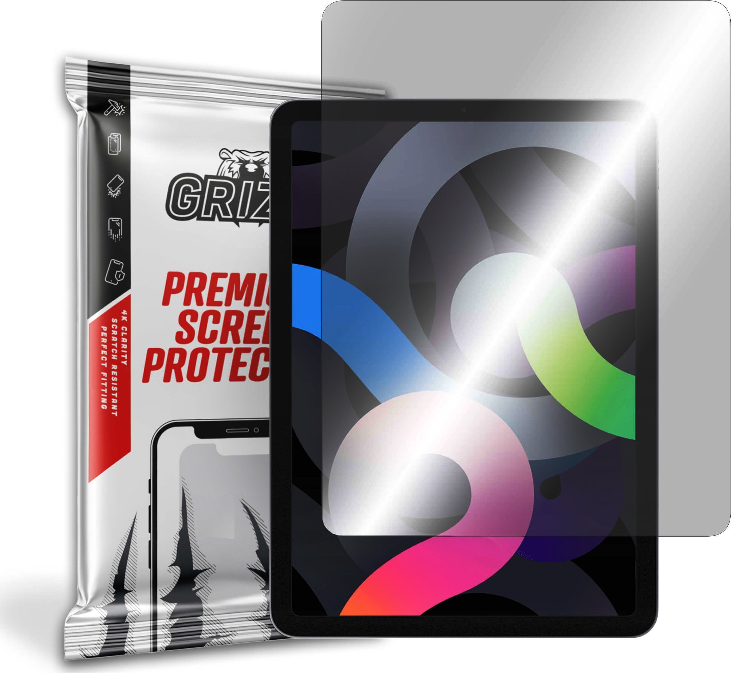 Folie mbrojtëse GrizzGlass PaperScreen për Apple iPad Air 10.9 2020 4th Gen, matte, transparente