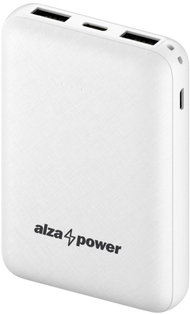 Power bank AlzaPower Onyx, 10000mAh, USB C, i bardhë