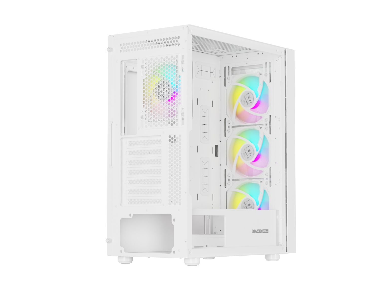 Kasë për PC Genesis DIAXID 605 ARGB, e bardhë