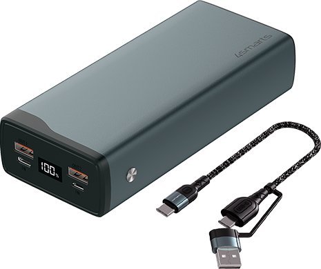 Power bank 4smarts VoltHub Pro Select Edition, 26800 mAh, 22.5W, gri Gun Metal