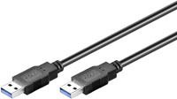 Kabllo USB Goobay 93928, USB 3.0, 1.8m, e zezë