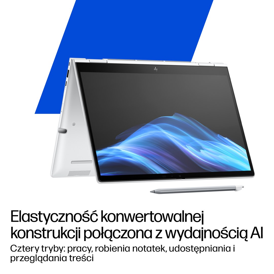 Laptop 2 në 1 HP EliteBook 8 Flip G1i, 13.3", Intel Core Ultra 7, 32GB RAM, 1TB SSD, argjendtë