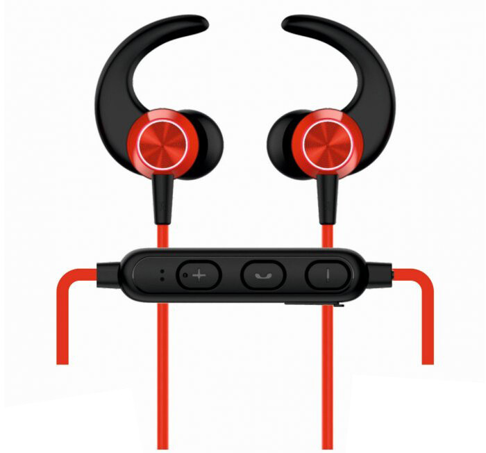 Dëgjuese SWISSTEN Active, të kuqe / zeza