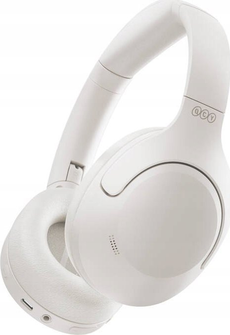 Kufje pa tela QCY H3 Lite, ANC, 60 orë bateri, të bardha