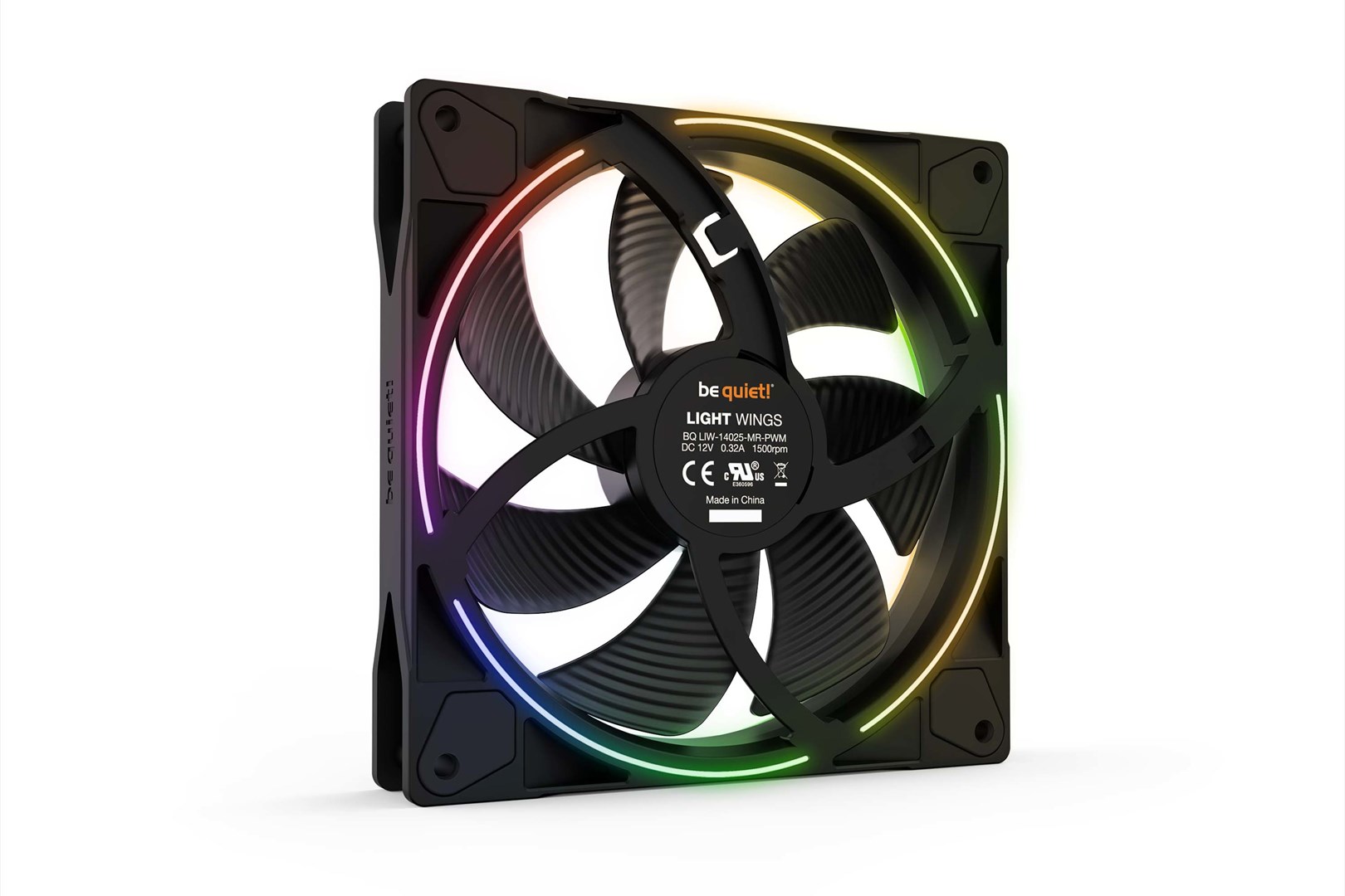 Вентилатори be quiet! Light Wings, 140 mm, PWM, црни