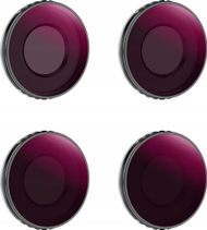 Set filtrash gri polarizues për kamera DJI Osmo Action 4, ND8 ND16 ND32 ND64