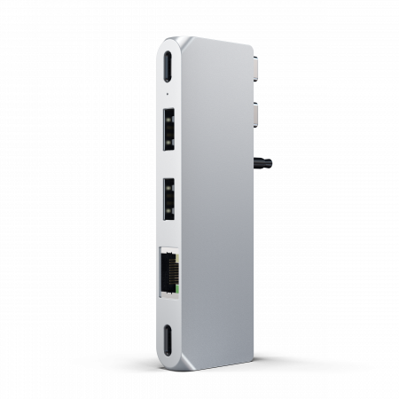 Përshtatës Satechi Aluminium Pro Hub Mini, i argjendtë