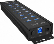 USB hub ICY BOX IB-HUB1720-U3, 20 porta, USB 3.2 Gen 1, i zi