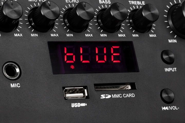 Kolonë portative Kruger&amp;Matz KM1712, Bluetooth, me mikrofona pa tel, e zezë