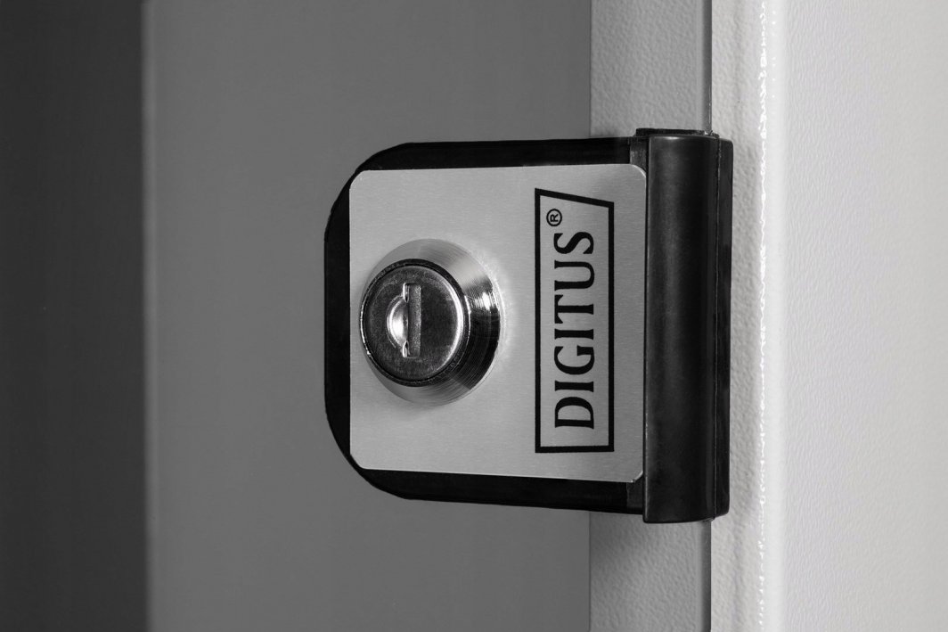 Kabinet rrjeti Digitus SOHO Pro 12U, montim në mur, 60kg, gri