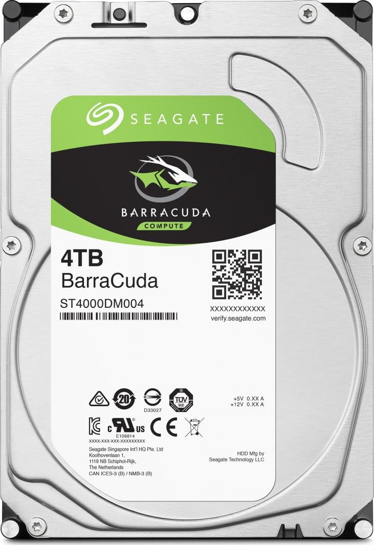 Disk HDD Seagate BarraCuda, 4TB, 3.5" SATA III  (ST4000DM004)